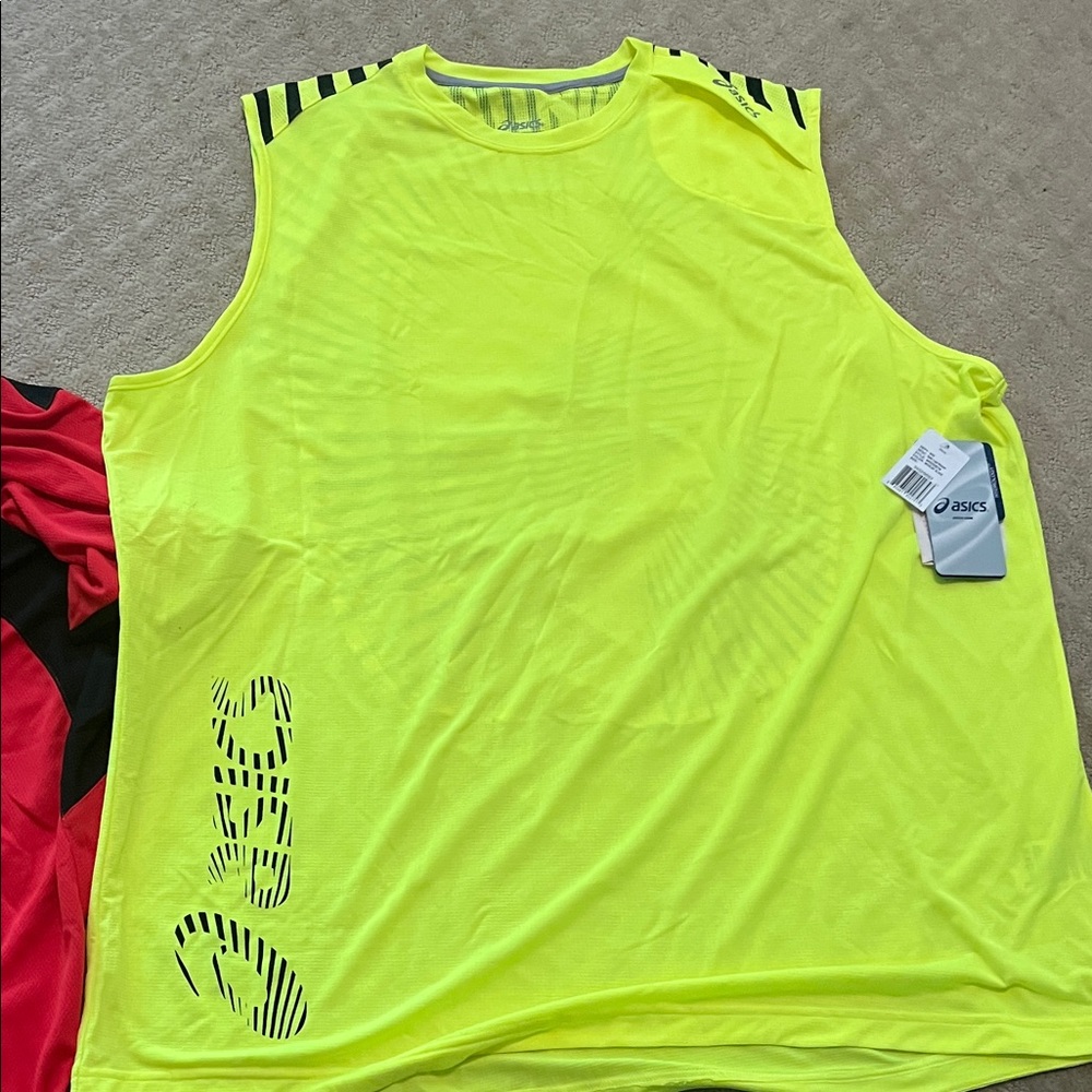 ASICS Vibrant Yellow Sleeveless Shirt